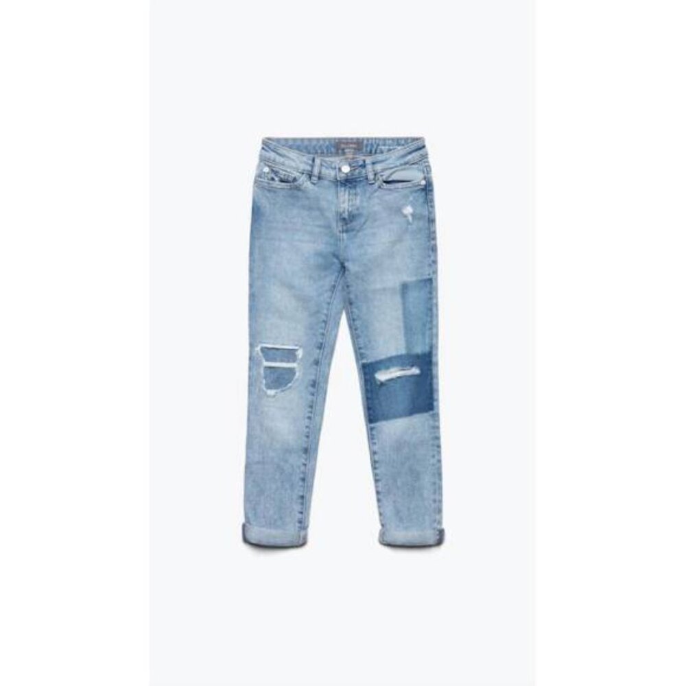 DL1961 - KIDS - NWT Girls - Harper boyfriend jean - seaglass mixed